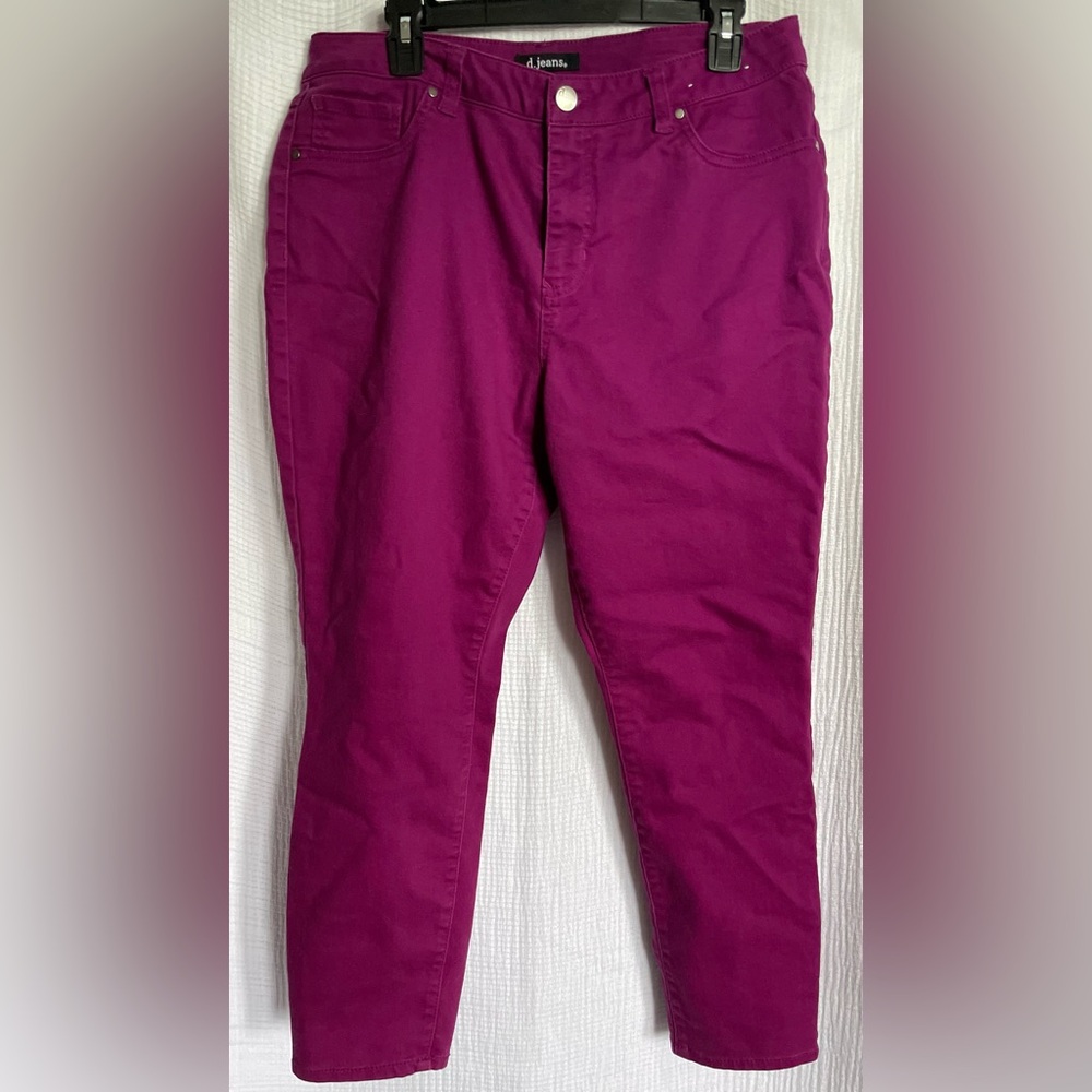 d. jeans Fuchsia Pants